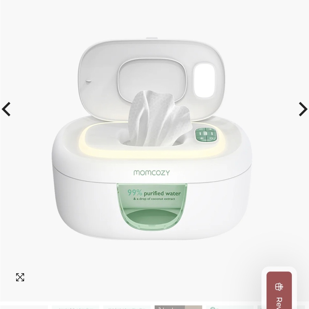 Momcozy White Baby Wipe Warmer